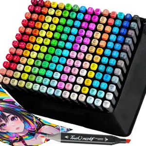 Dual Tips Art Markers, Fine & Chisel Tips,Alcohol Based Markers Set,Pro Permanent  Markers, Sketch Markers Pens for Adult Studen Artist Coloring  and Drawing