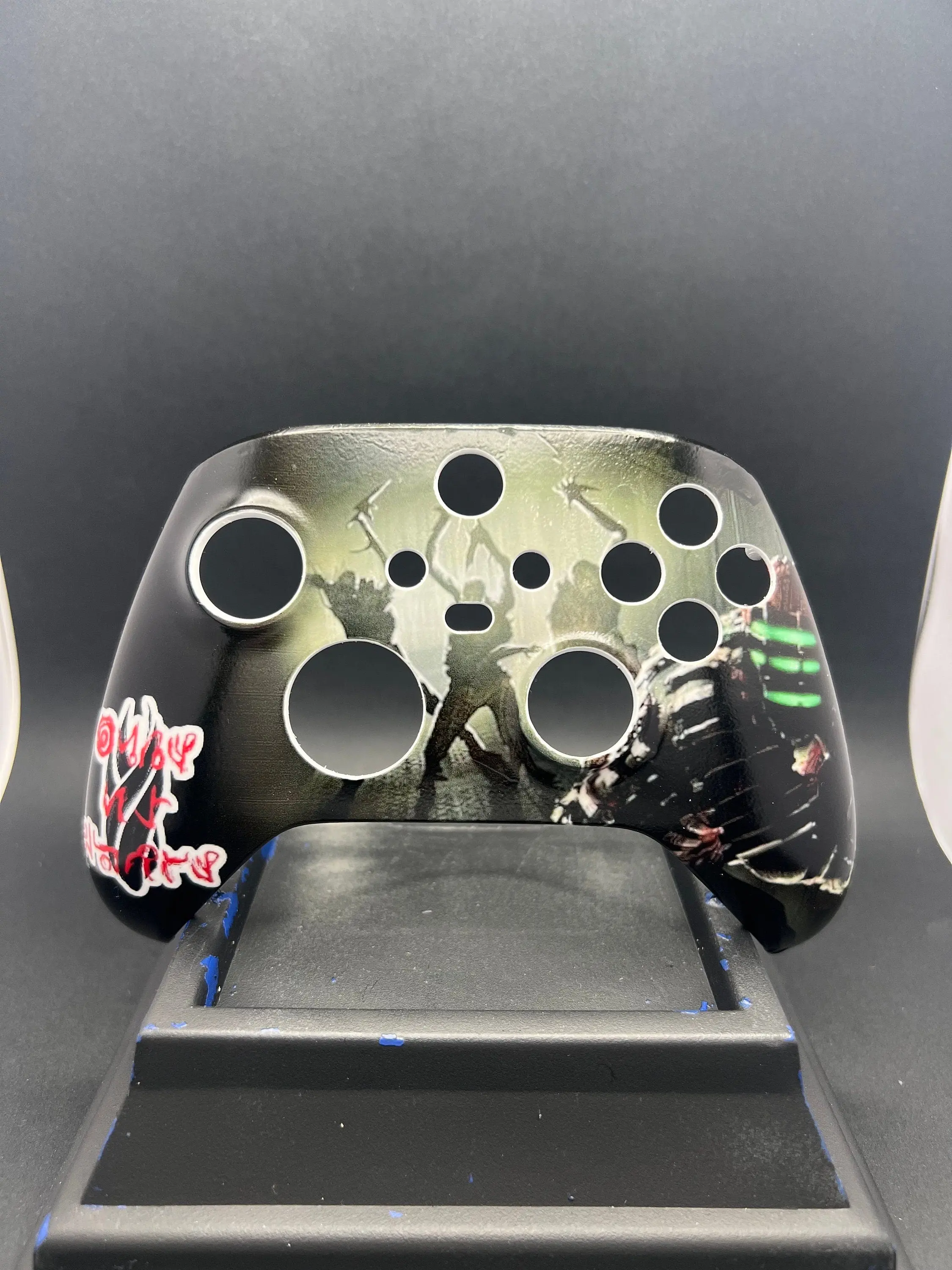 Custom Black DeadSpace Controller Shell for Xbox S/X Front Housing Faceplate