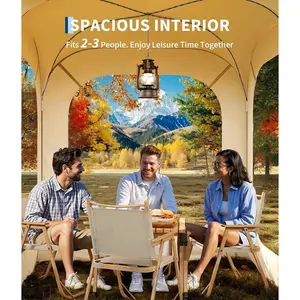 6*6FT Quick Pop Up Bubble Tent - Outdoor Clear Dome Igloo Canopy with Waterproof & Ventilated Mesh Windows - Portable Mosquito-Free Shelter, Carry Bag - Patio, Backyard, Sports Events, Camping, Hiking