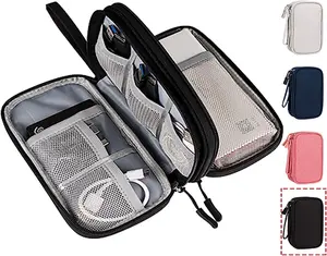 Electronics Accessories Organizer Pouch Bag, Travel Universal Organizer for , Charger, Phone, SD Card, Business Travel Gadget Bag