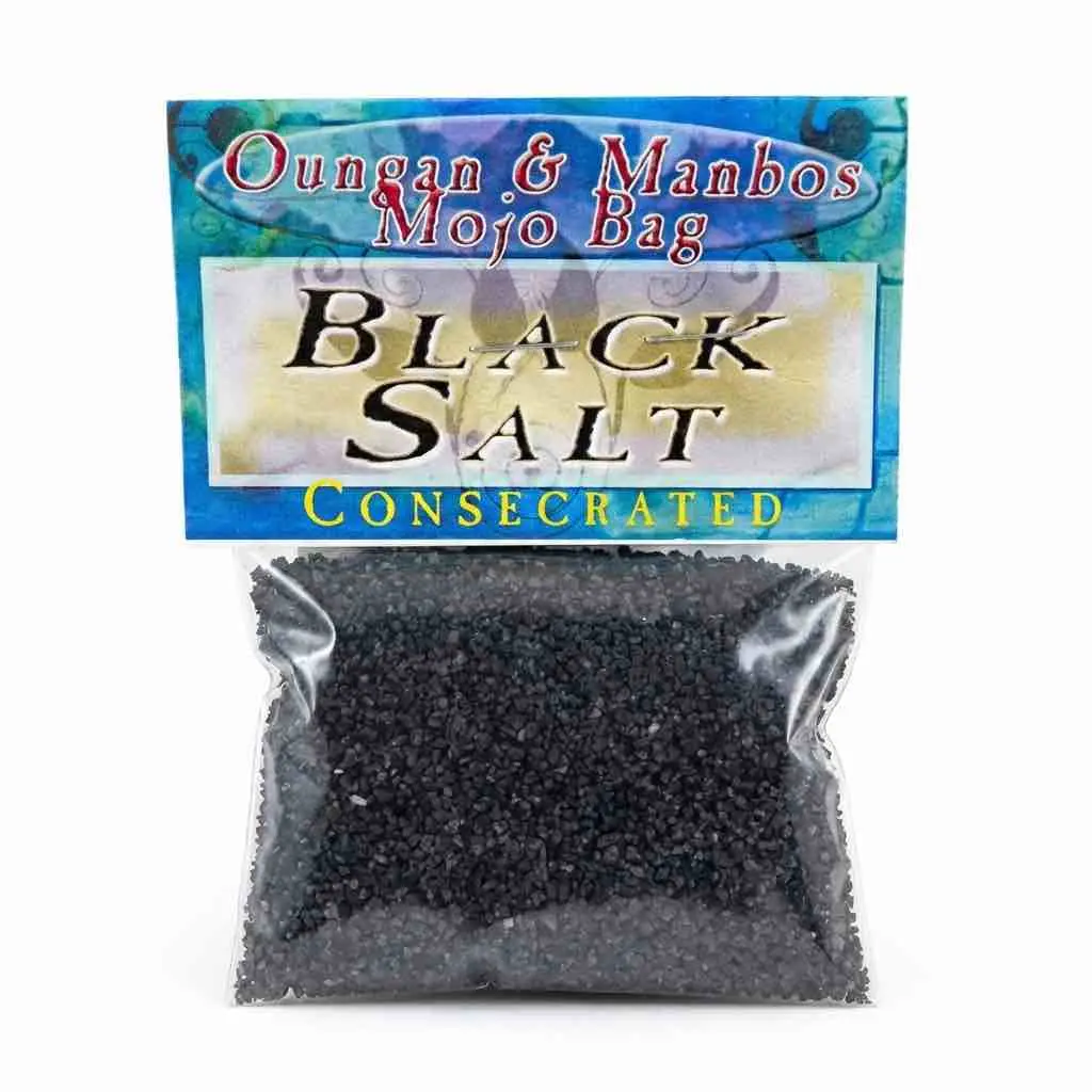 Consecrated Black Salt (Sal Negro) 2oz — Protection &amp; Banishment Ritual Supply