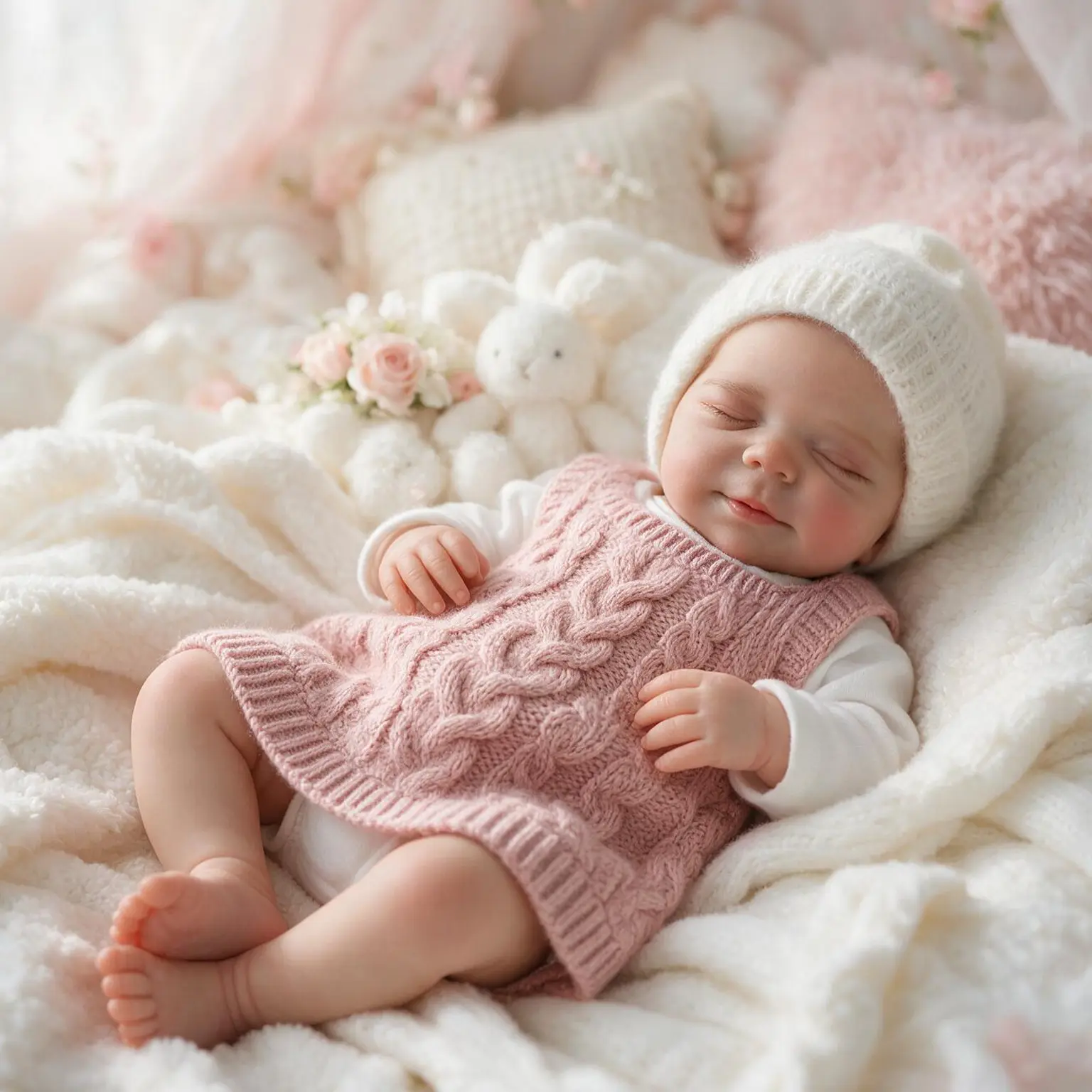 18in Full Body Soft Silicone Reborn Baby Doll, Realistic Newborn with Role Play Toy & Gift for Kids Age 3+ (Silicone Baby Reborn)