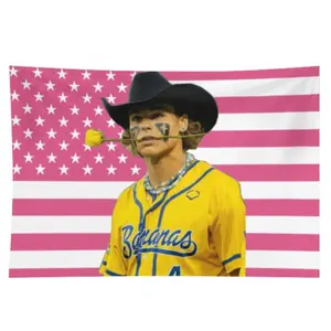 Retro Kyle Jackson Baseball Wall Tapestries, Vintage Soft Flag, Banana Fan Gift, Summer Sports Flag
