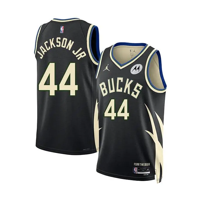 Jordan 2022 Statement Edition Andre Jackson Jr. Milwaukee Bucks Swingman Jersey