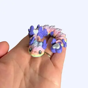 Mini Cupid Snake Fidget Toy - 3D Printed - Designed by Layers in Green