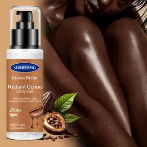 Cocoa Butter Body Gel 100ml | Cocoa Butter + Vitamin C, for radiant glow, deep hydration and Hydrating | Refreshing gel texture that melts into water upon application, non-sticky