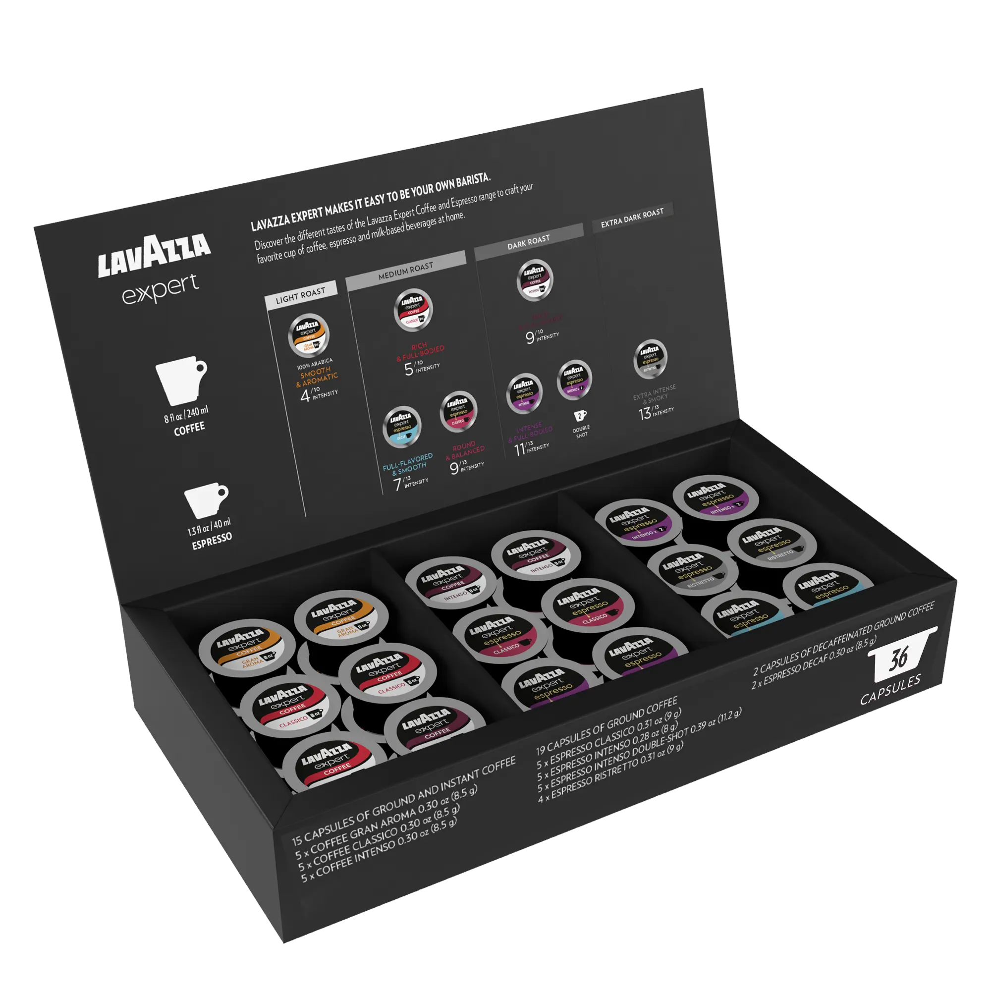 Lavazza Expert Variety Pack (Pack of 36) Lavazza Expert Variety Pack (Pack of 36)