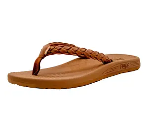 Flojos Braided Strap Thong Sandal - Catalina