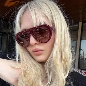 DIMA Aggie Sunglasses - Trendy 2026 Retro Designer Style, UV400 Protection, Lightweight Bio-Acetate Frames, Classic Retro Styling Elements for Women