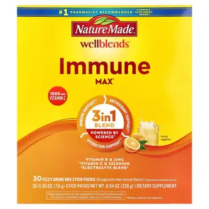 Nature Made Wellblends™, Immune Max®, Orange, 30 Stick Packs, 0.26 oz (7.6 g) Each
