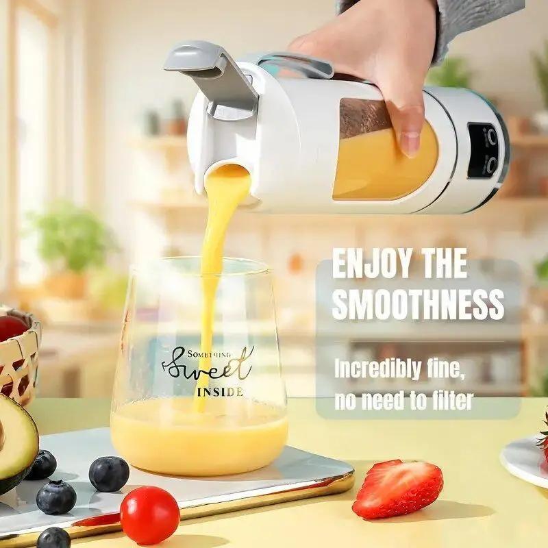 Best Mini Juicer Blender – 2-in-1 Ice Crusher & Smoothie Maker | Perfect for Liquid Diets, Fresh Juice, Shakes, Baby Food | USB Rechargeable & Easy to Clean | Great for Home, Office, Dorm, and Back-to-School Gifts cup portable vegetable