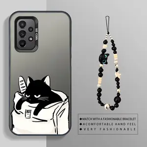 Bread Cat suit bracelet phone Suitable For Samsung Galaxy A32 Case is suitable For For Galaxy A32 with PET Shock proof design perfect for popular