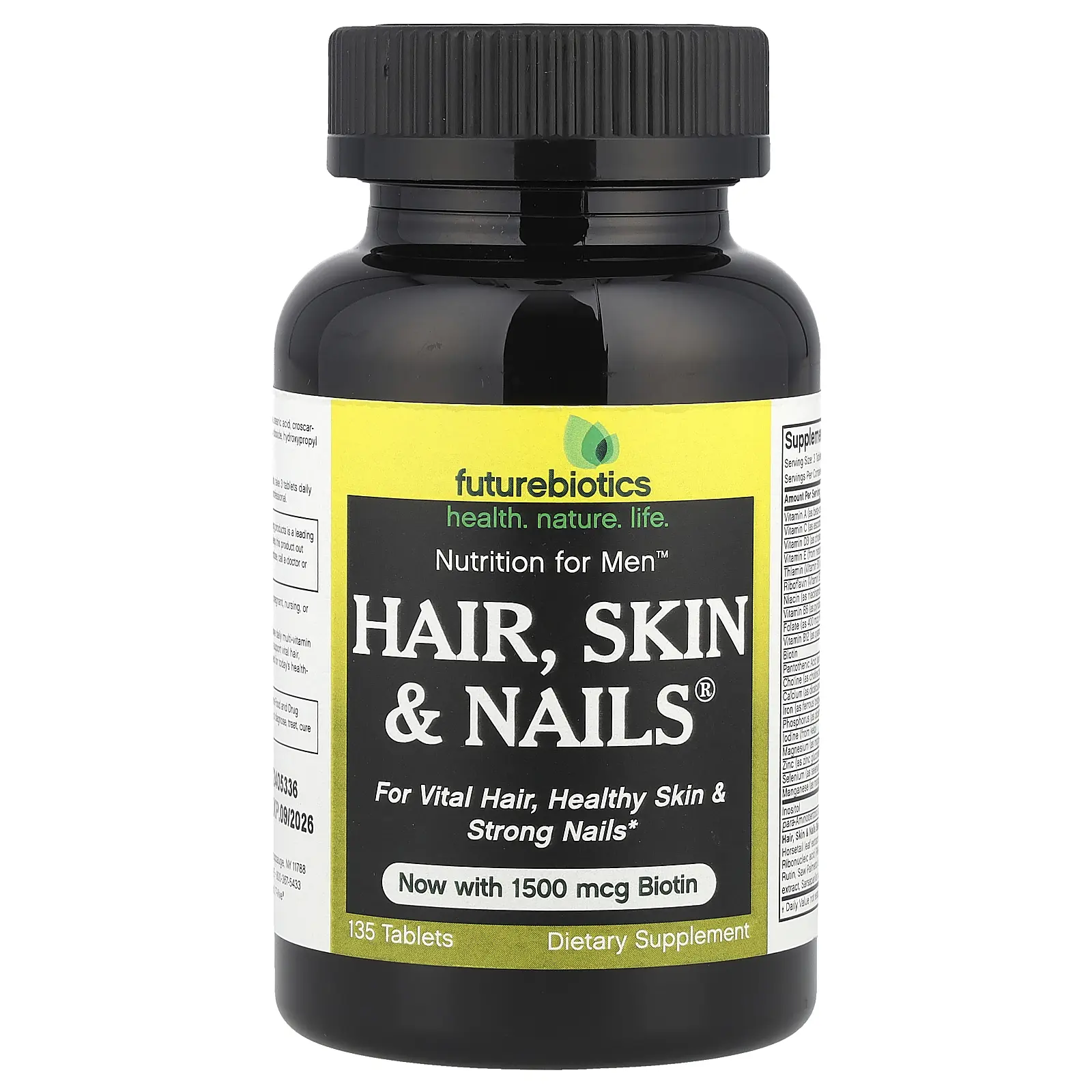 Futurebiotics Nutrition For Men™, Hair, Skin & Nails®, 135 Tablets