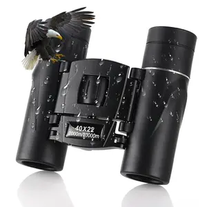 40x22 HD Pocket Binoculars - BAK4 Prism & Fully Multi-Coated Optics, IPX7 Waterproof Compact Design for Birding/Hunting