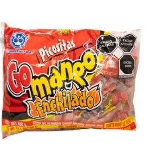 Go Mango Enchilado 50pk - Picoritas Goma de Almíbar Sabor Mango Enchilado