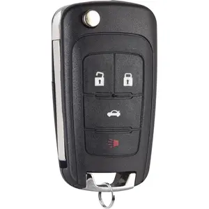 Key Fob Keyless Entry Remote Compatible with Chevy Cruze/Camaro/Impala/Equinox/GMC Terrain/Buick Lacrosse/Regal/Verano/Encore 2010-2019 Car Key Replacement