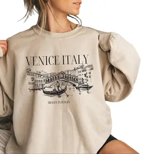 Venice Italy Sweater, Venice Travel Sweater, Italy Sweater, Rome Sweatshirt, Comfy Womens Sweater, Italia Crewneck, Love Italy Sweater