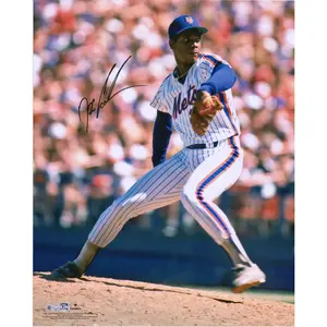 Dwight Gooden New York Mets Autographed 16" x 20" Pitching Photograph - Fanatics Authentic Certified - MLB Memorabilia