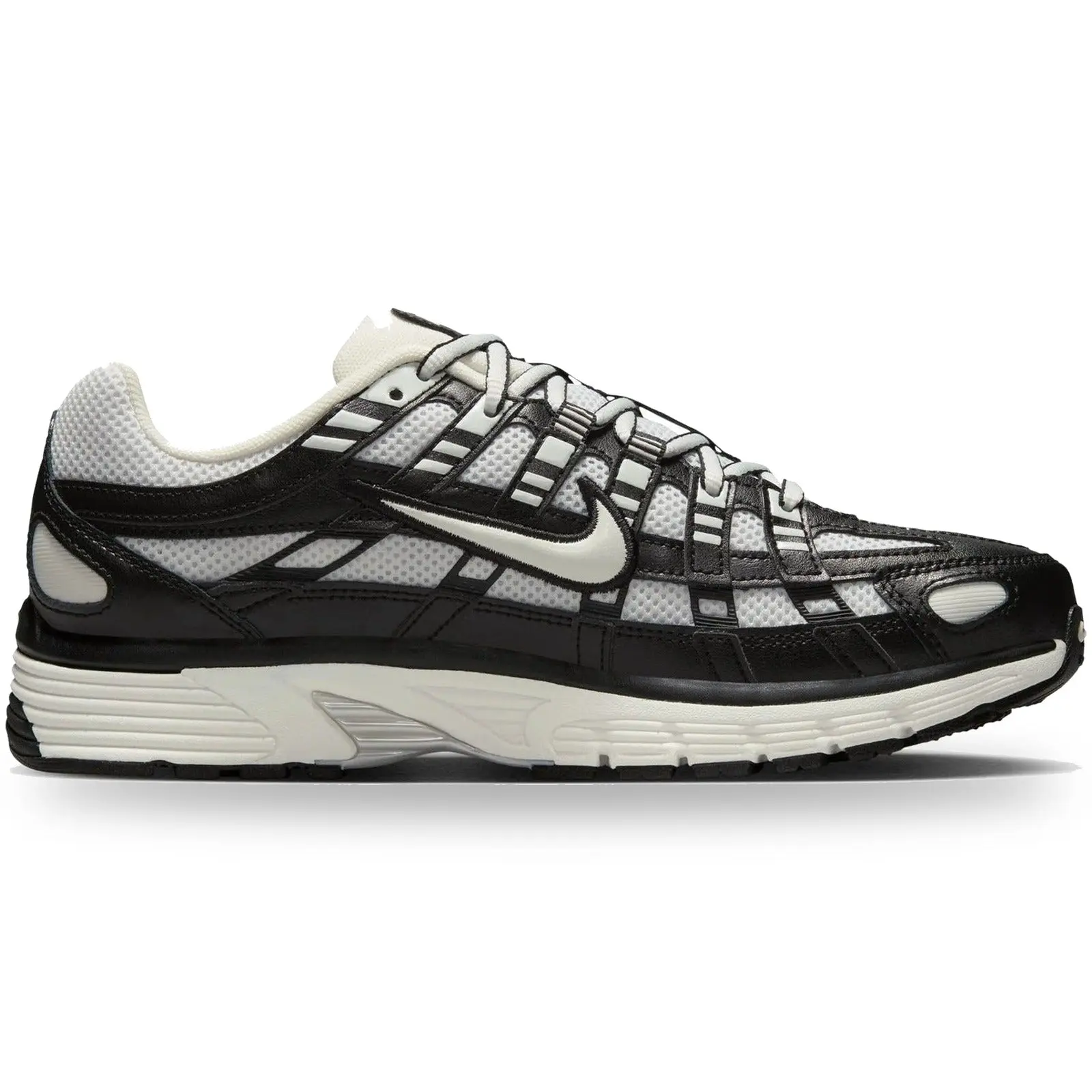 NIKE Women's P-6000 Sneaker, Classic Chunky Sole Athletic Running Shoe in Black Muslin Sail, BV1021-011, Running Shoes, Bv1021-011 Sku, 100% Authenticity, Ready To Ship, Us W 10, Casual, Running Shoes Women