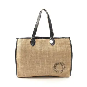 Pre-owned Chrome Hearts Others Tote Bags HORSESHOE BEACH BAG Leather Fabric Tote Bag