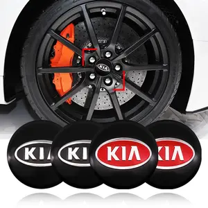 Kia Wheel HUB Center Cap Decoration Patch, Car Emblem Sticker, Kia Modified Decorative Accessories, Car Exterior Decoration Items