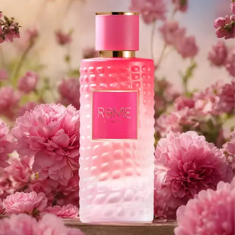 BHARARA Rome Pour Femme EDP (Regular Edition) - 3.4 fl oz (3 to 3.9 fl oz Range) Women's Non Toxic Perfume, Confidence-Boosting Aromatic Fruity Floral Fragrance with Citrus, Jasmine Blend, Amber Vanilla, Blackcurrant, Peppery Fresh Lift, Glass Bottle