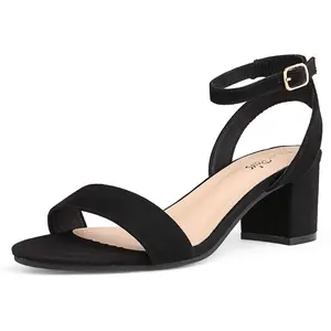 Dream Pairs Women's Low Block Heeled Sandals -arnival
