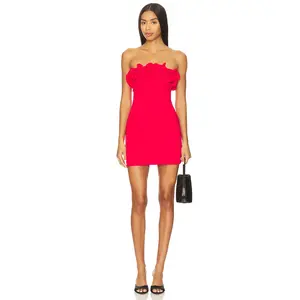 MORE TO COME Cristina Mini Dress in Red