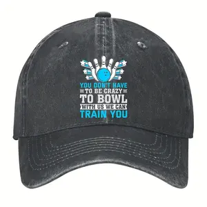 What a Win Bowling Training Baseball Cap - Adjustable Strap, Non-Elastic Fit, Hat for Bowling Practice, Outdoor Sports & Casual Wear