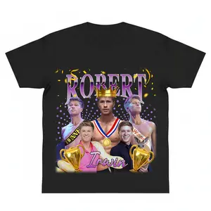 Robert Irwin Dancing with the Stars Winners 2025 TShirt y2k cotton fashion Streetwear Shortsleeve Casual Top Trending Zookeeper Wildlife Photographer Fan Gift