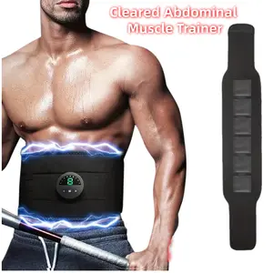 EMS Abdominal Toning Belt 20Hz Core Stimulator, TENS Muscle Engagement Device with LCD Display, 6 Modes 19 Intensities Rechargeable Fitness Wrap, Physical Therapy Grade for Postpartum Recovery Desk Job Wellness, Home Gym Gift for Men Women Waist Trimmer B