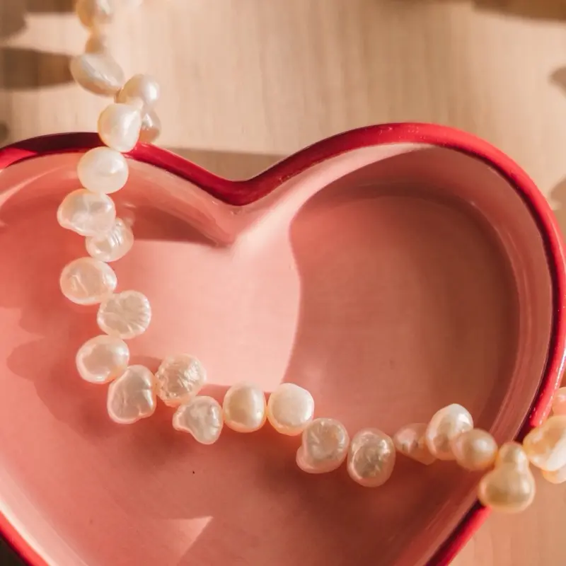 Women's Baroque Freshwater Pearl Choker Necklace, 14.5" Olivia Design Fine Jewelry Accessory
