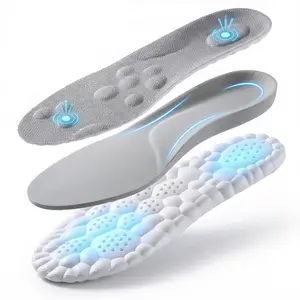 4D Cloud Insoles for Men Memory Foam Cloud Insoles Super Soft Anti-Fatigue, Shock Absorption, Relieve Foot Pain