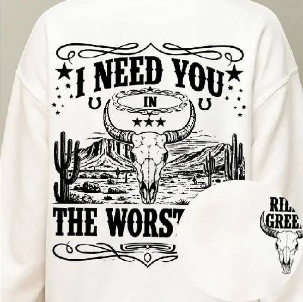 Worst Way Country Music Shirt, Country Music Shirt, Albums Country Music, Vintage Unisex Shirt Sweatshirt Hoodie