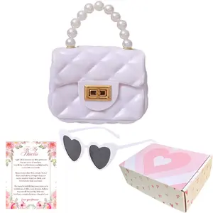 Toddler Purse For 1 2 3 Year Old with Sunglasses & Gift Box | Little Girl Purse Handbag Kids Shoulder Bag Baby Purse For Toddlers 1-3 