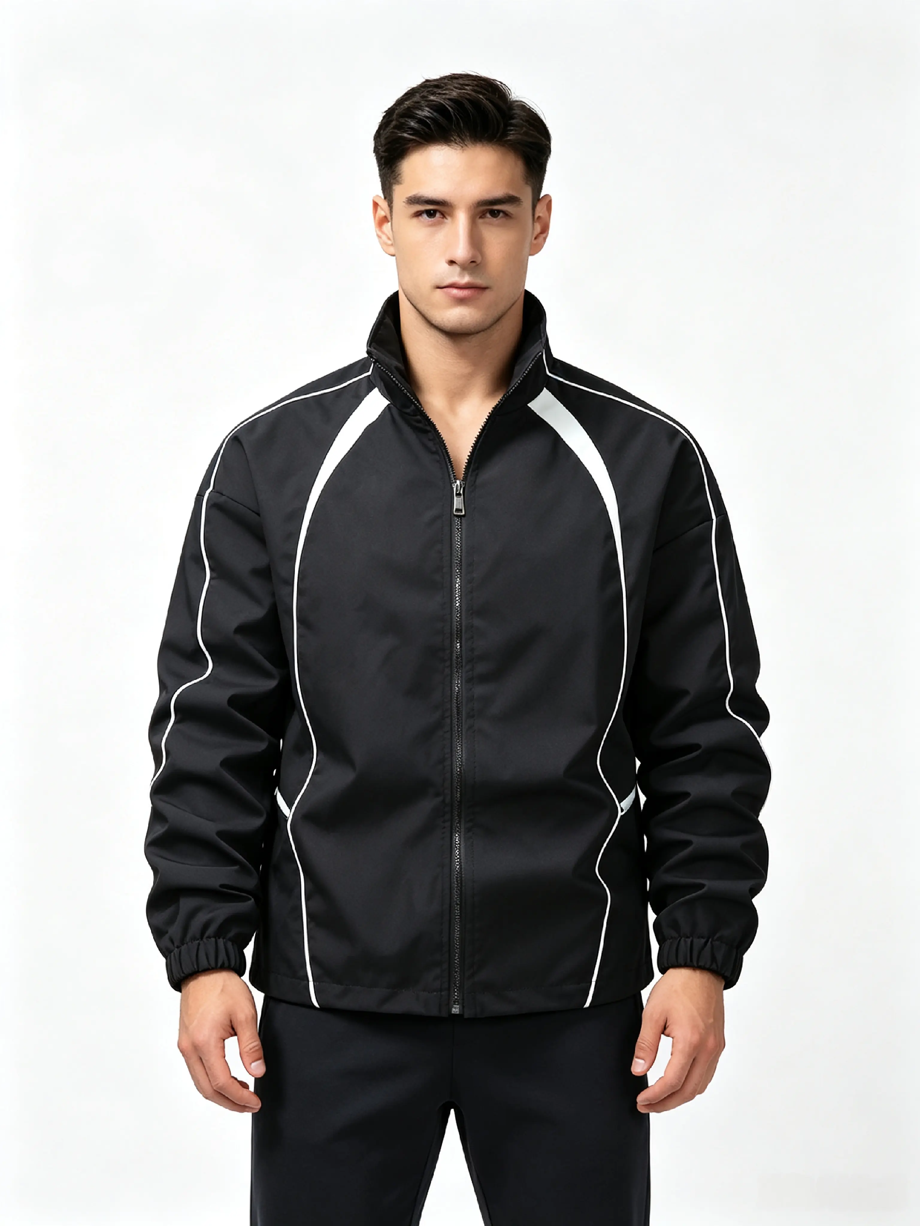 Men's Casual Sports Zip-Up Jacket