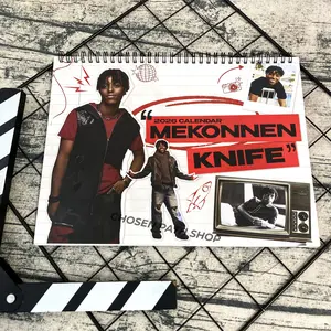 Mekonnen Knife 2026 Wall Calendar, Celebrity Unique Holiday, New Year, Funny Gift For Friends, 2026 Wall Calendar