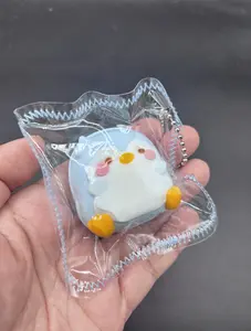 mini keychain blue penguin Taba squishy toy