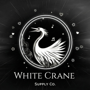 White Crane Custom Prints