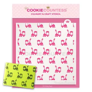 Choo Choo Trains Pattern Stencil