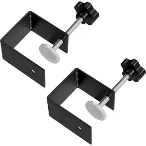 C Clamp, C-Clamp 304 Stainless Cabinet Installation Clamps Cabinetry Clamps Tools Hole Guide for Easy and Fast Installing Frame of Cabinets Drawer (2 Pack)
