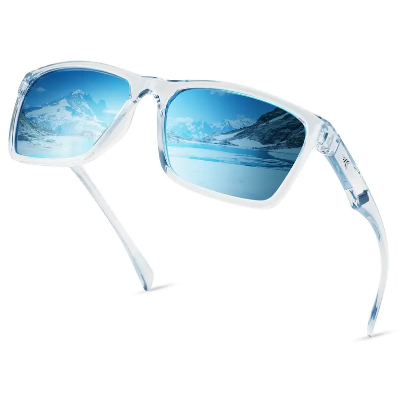 KastKing FlatRock Polarized Sport Sunglasses for Men and Women, Ideal for Driving Fishing Cycling Running, UV Protection Lightweight Style Fashion