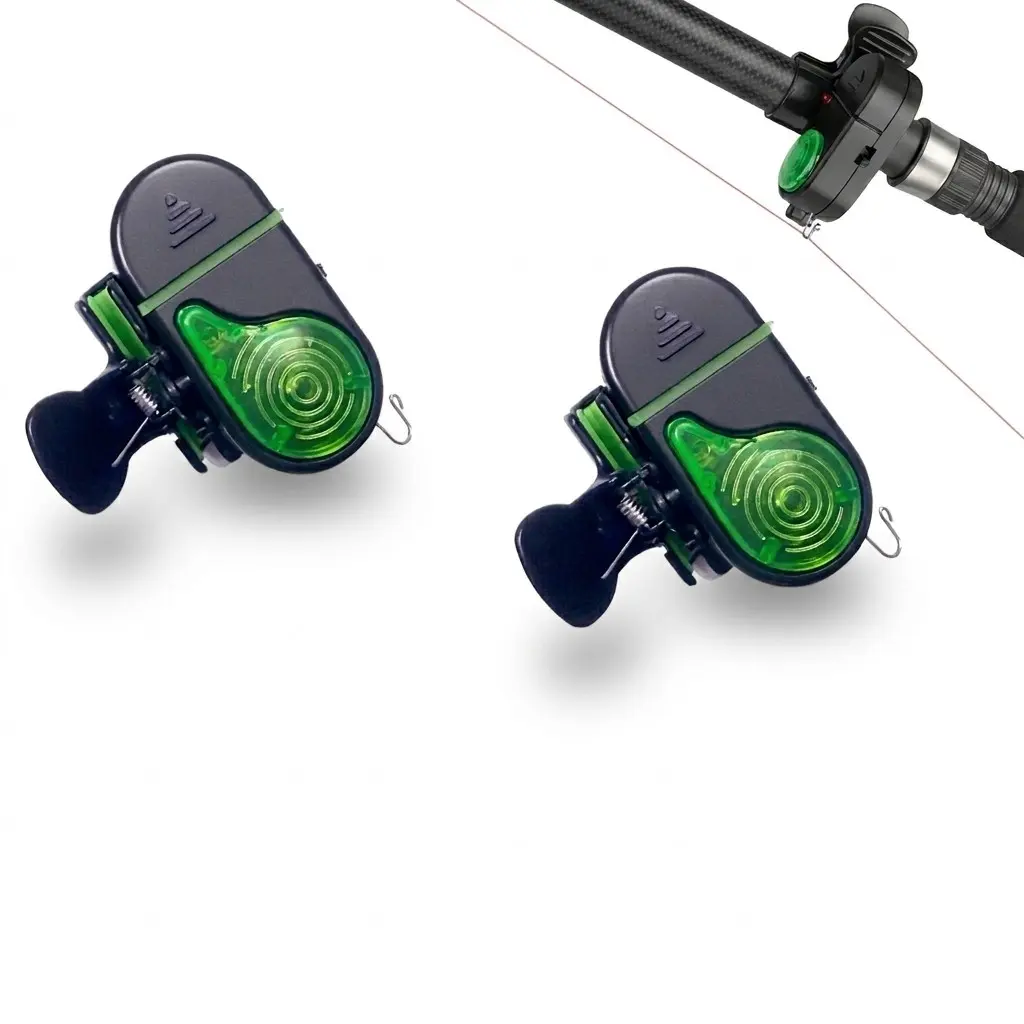 Smart Fishing Bite Alarm with LED Light & Sound Alert – Sensitive Electronic Fish Bite Indicator Bell for Fishing Rods, Day & Night Fishing Gear, Fishing Gear Accessories, Sport Fishing Accessory
