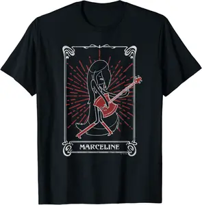 Adventure Time Halloween Marceline Tarot Card T-Shirt - Elidatorr Shop 64B0BBXCVHB4