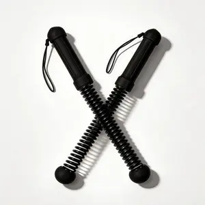 Portable Cordless Battle Rope - Silent Spring HIIT Trainer for Home Workouts | Compact Cardio Equipment for Apartment & Travel | Full Body Exercise Machine with Resistance Springs