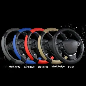 Anti-Slip Steering Wheel Cover, Compatible with Cars Without Airbags