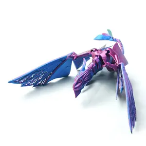 3D Printed Dragon Design Ornament, 1 Count Creative Animal Design Desktop Decoration, Articulating Animal Figurines, Home Decor Supplies for Living Room Bedroom Office