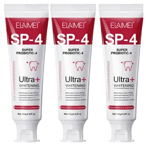 Three Boxes Elaimei Sp-4 Super Probiotic Whitening Toothpaste, Packaging, Fresh Breath, Oral Care for Adults
