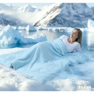 Goodbye Night Sweats King Cooling Comforter with Tencel Fill for Hot Sleepers Lightweight  Double-Sided Cold All Season Thin Bedding  summer breathable quilt cool comfort