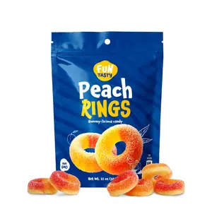 Sour 'n' Sweet Peach Rings Gummy Candy